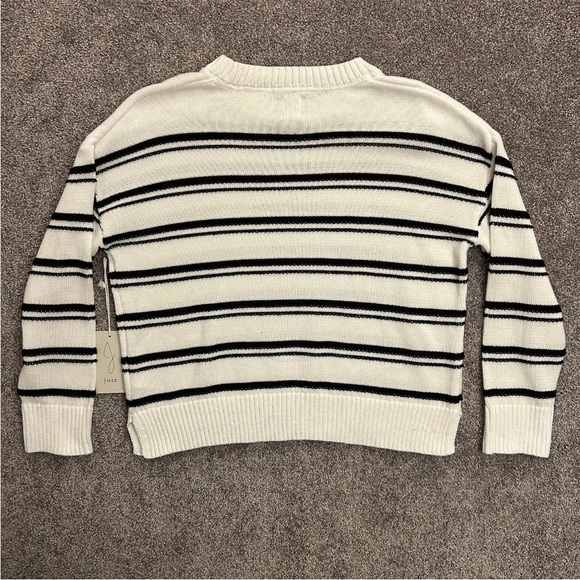 JOIE Women's Long Sleeves Pullover Sweater Crew Neck Striped Size M - Medium NWT - Picture 6 of 11